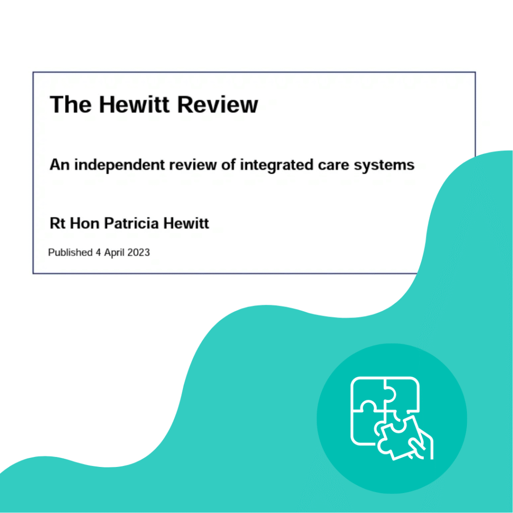 The Hewitt Review - One Year On 1 hewitt review digitalisation health social care