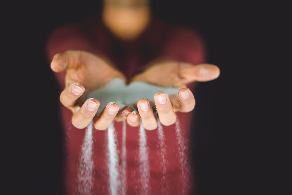 GrowthConsulting HandsWithSand