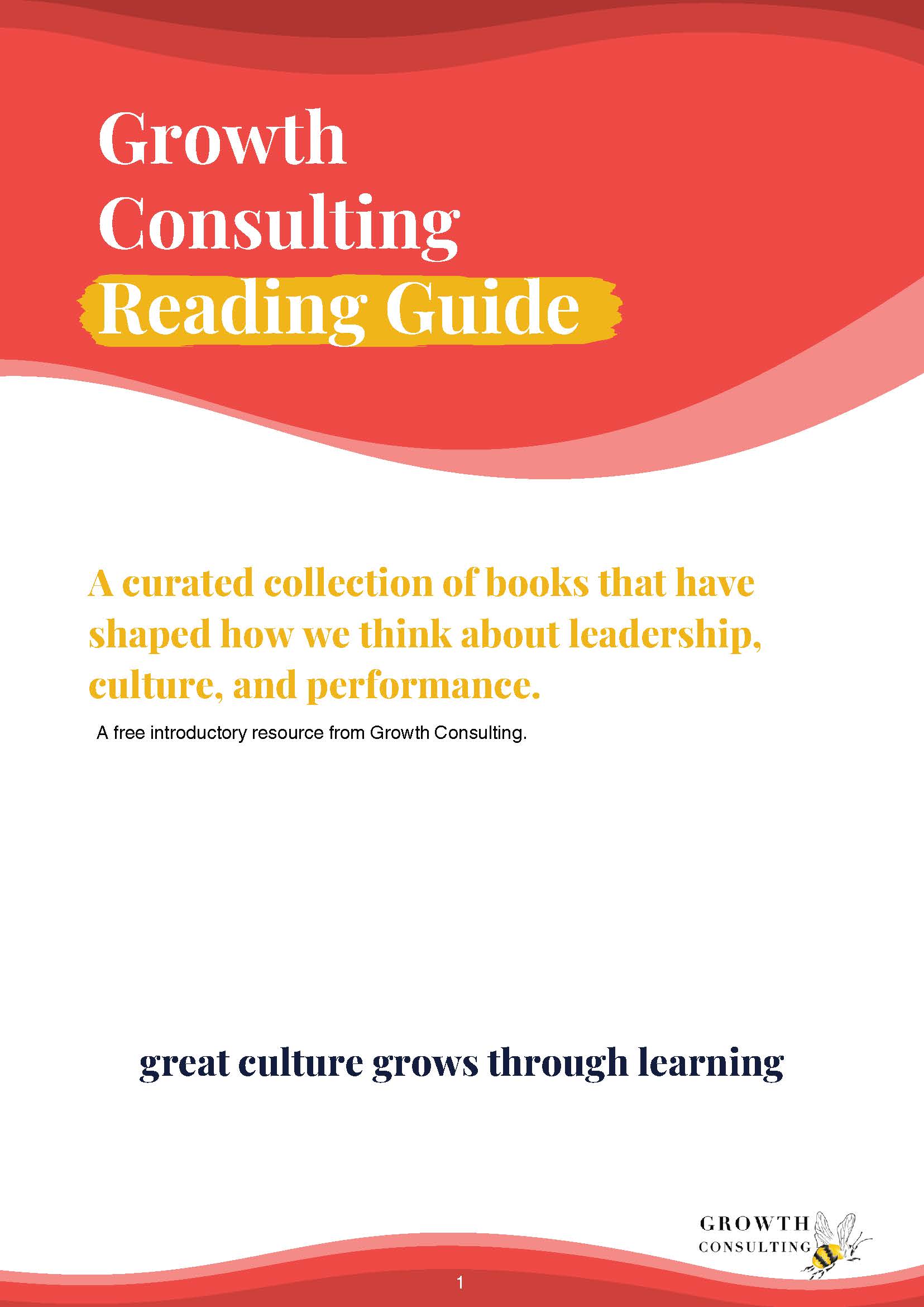 Growth Consulting Reading Guide - Free Resource Download